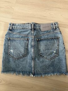 Denim sukně vel. M - 3