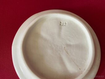 pivní půllitr starý porcelánový podtácek pod pivo láhev - 3