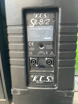 Pár pasivních reproboxů K.C.S. SR-8/2 150W RMS - 3
