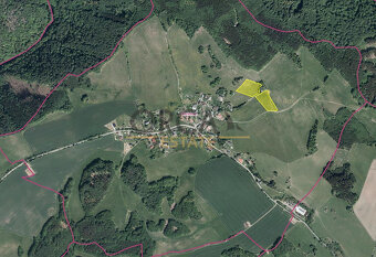 Prodej podílu 6 457 m2 na pozemcích v k.ú. Sendraž - 3