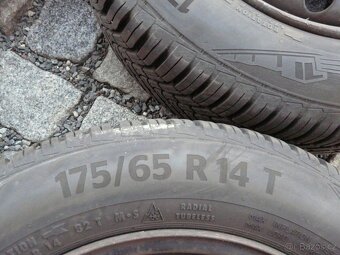 ZIMNÍ PNEU + DISKY CITROEN 175/65R14 PEUGEOT 14" - 3