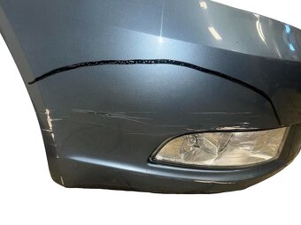 Nárazník šedomodrá satin metalíza LF5X Škoda Octavia 2 FL 09 - 3