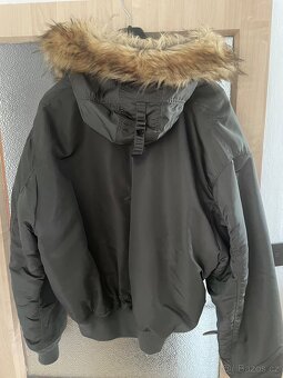 Alpha Infustries 45P HOODED REP GREY 3XL - 3