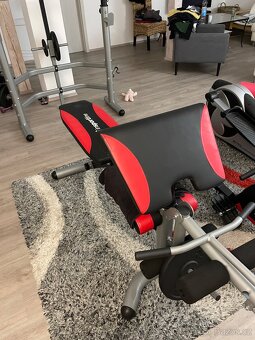 Posilovací stroj inSPORTline + tyč a kotouče - 3