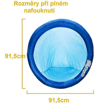 Sedátko na vodu síťované dno SwimWays papasan nové nepoužité - 3