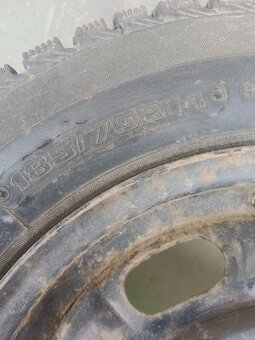 Prodam obuta kola zimni 185/70r14 - 3
