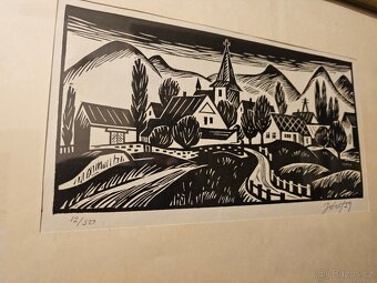 Obraz: Linoryt - Josef Žemlička (1959) - 3