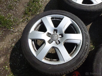 4x orig.alu audi (5x112) letní pneu 225/45 r17 - 3