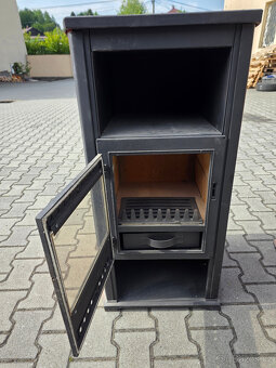 Krbová kamna BELLA THALIA LUX, 8,3kW, červené - 3