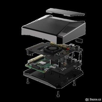 Raspberry Pi 4 Model B - 8GB RAM + Argon ONE V2 Case - 3