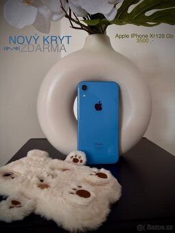 iPhone XR 128GB – skvělý stav + medvídkový kryt zdarma - 3