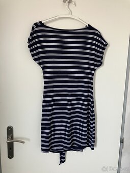 Letní pruhované mini šaty s páskem, zn. Effe, vel. M/L - 3