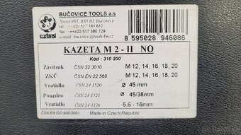 Sada závitníků a oček Bučovice Tools M 2-II NO, M12-M20 - 3