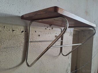 chrom, chromovaná polička THONET - HALABALA - 3