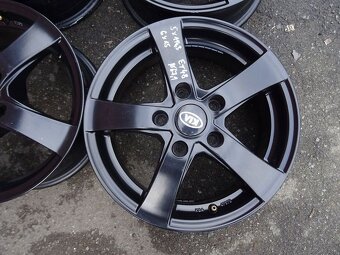 Alu disky černé na Kia, Hyundai 15", 5x114.3, ET 48, šíře 6 - 3