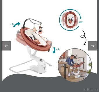 Babymoov Lehačka Swoon Motion  Houpačka se 2 režimy houpání - 3
