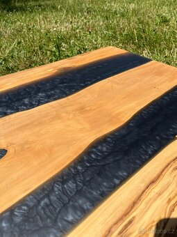 Stolová deska - oliva a epoxyd - 3