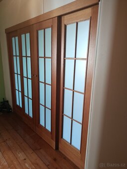 Posuvné interiérové dveře prosklené - 3