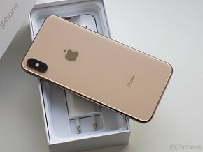APPLE iPhone XS Max 256GB Gold - ZÁRUKA 12 MĚSÍCŮ - KOMPLET - 3