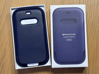 Apple iPhone 12 Mini Leather Sleeve Deep Violet (NOVÉ) - 3