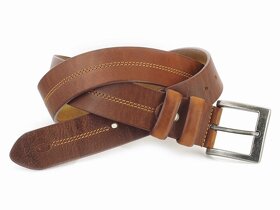 Pánský kožený opasek M4030 o šířce 4 cm - 3