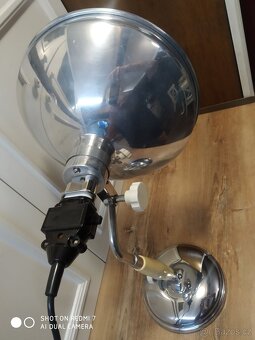 Stará starožitná lampa funkcionalismus "nová" příslušenstv - 3