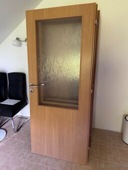 10x Dřevěné dveře s klikami - 3