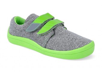 Barefoot dětské tenisky Beda - Lime soft zelené - EU35 - 3