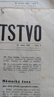 Staré modni časopis - Protektorát Čechy a Morava - 3