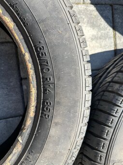 letni pneu 165 70 R14 vzorek7mm 4 ks - 3
