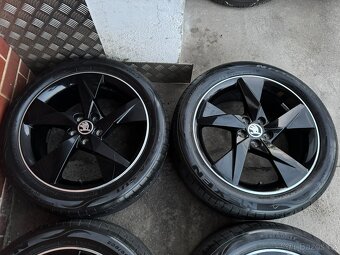 Alu 17" 5x100,škoda Volans letní 70% SCALA, Kamiq - 3