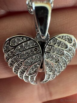 Stříbrný řetízek s medailonkem - 3