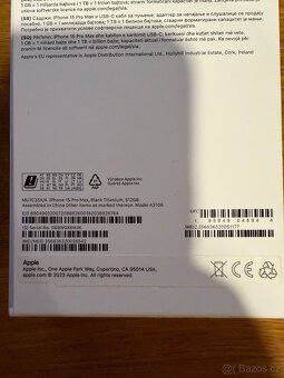 iPhone 15 Pro Max Black 512Gb Záruka iStyle - 3