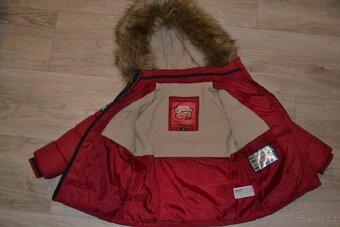 Nová červená bunda Cars vel. 92 - 3