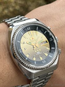Orient SK / hodinky / zlato-hnedy ciselnik - 3