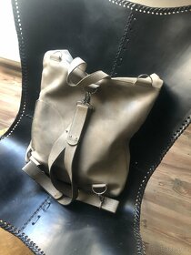 velký kožený batoh, taška Luciela Taschen - 3