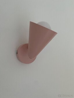 Nástěnné světlo - světle růžová - 3
