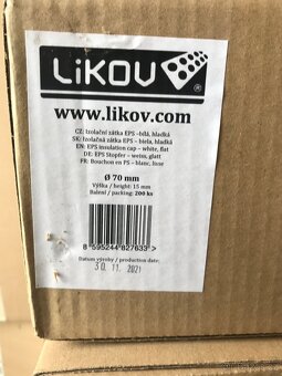 KOELNER fasadní hmoždinky do polystyrenu plus Likov zátky - 3