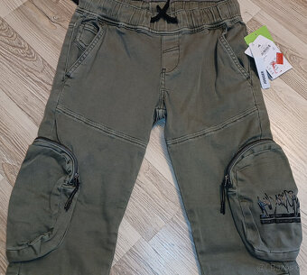 NOVÉ dětské jogger džíny s kapsami Chapter young - 140/146 - 3