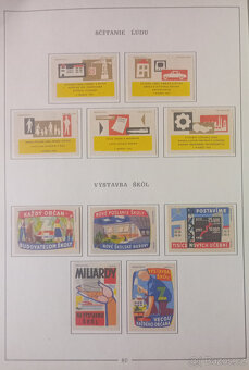 Album zápalkových nálepek Slovensko 1961 - 1963 - 3