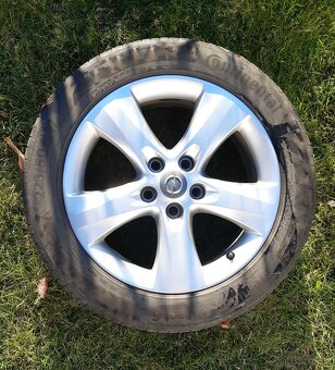 Litá kola Opel,17x7, 225/50 R17, pneu Continental - 3