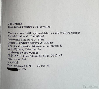 Šest dýmek Františka Filipovského (Jiří Tvrzník) - 3