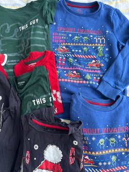 Balík vánočního oblečení pro kluky dvojčata 146-152 - 3