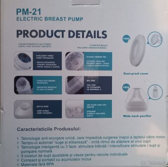 Elektrická odsávačka mléka - 3