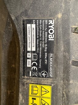 Aku sekačka Ryobi RLM36X46H5P - 3