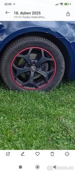 Prodám ALU kola 5x112, zimní pneu 205 55 16 - 3