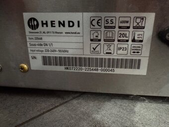 Sous vide vařič HENDI - 3