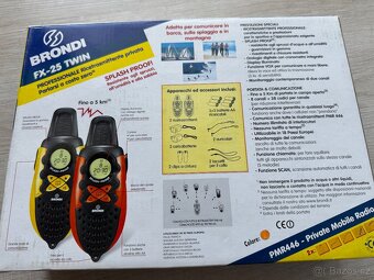 Vysílačky Brondi FX-25 Twin , dosah až 5 km - 3