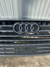 Maska audi q7 15-20 s-line naraznik Mrizka chrom - 3