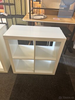 2x bílé regály IKEA KALLAX - 3